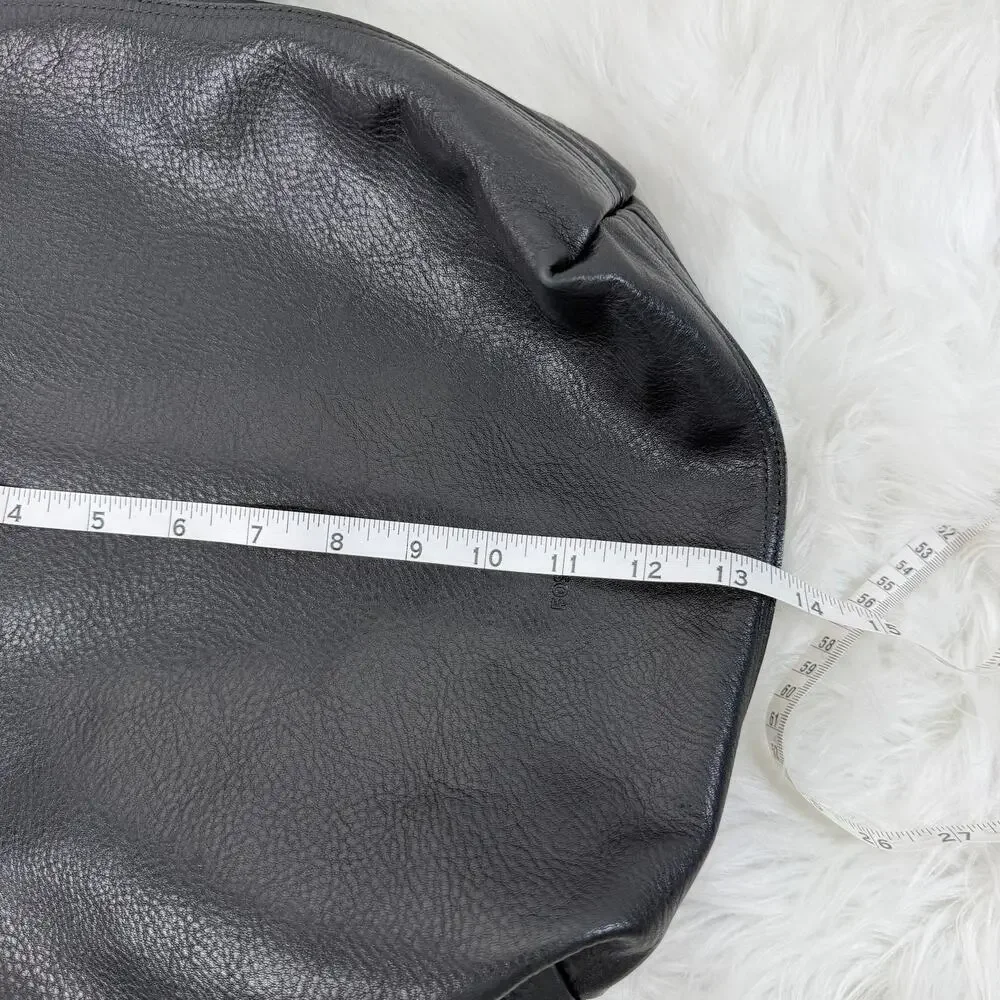 Fossil Maya Cowhide Leather Small Slouchy Hobo Purse